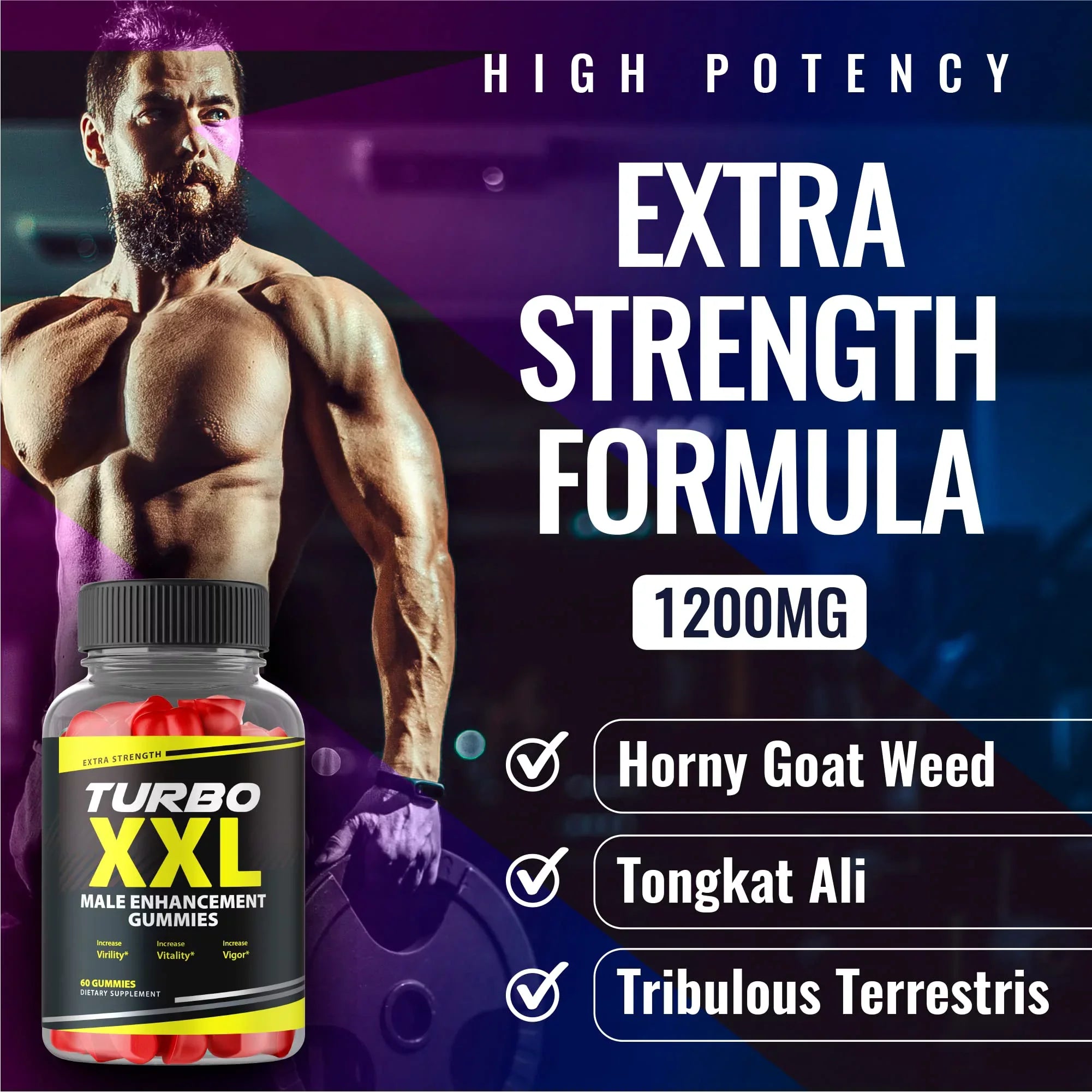 Gummies xxl Formula Gummies) Official (5 (300 Turbo - Pack)