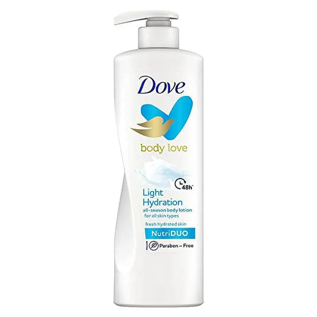 400ml All 48hrs Hydration Body Body Free, For Based Fresh Skin Dove Lotion Love with Moisturisation moisturiser, Paraben Skin Types Plant Light Hydrated