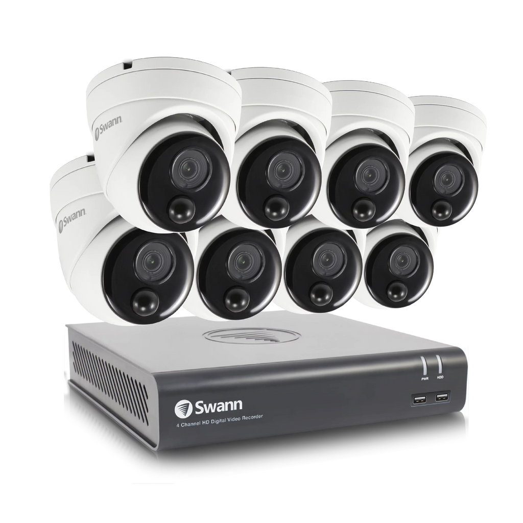 SWDVK-84580V8D 8 Security Channel Camera 8 - DVR Full System Swann 1080p HD
