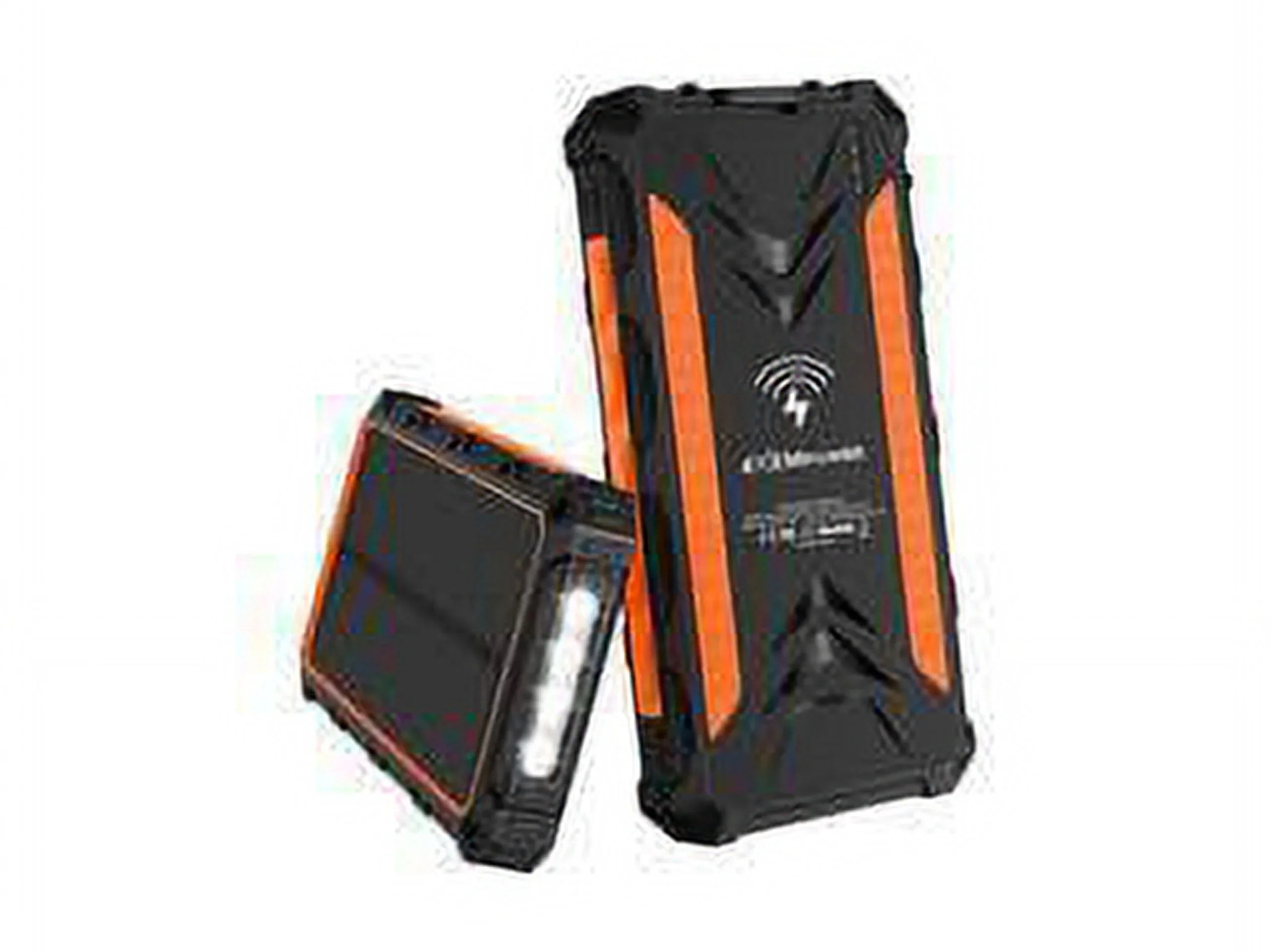 4XSOLARPWROR maH Bank and 4XEM Power Charger Orange Solar Mobile 20000