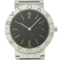 Dial Quartz Men's Display BB33SS BVLGARI Pre-Owned Bvlgari Bulgari Stainless I220823033 Watch Steel Black Analog (Fair)