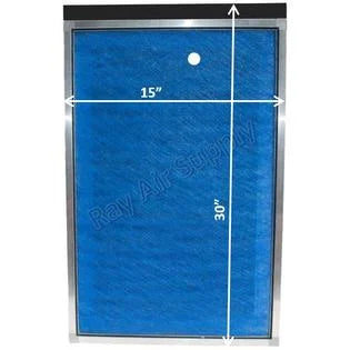 Filter 15x30 Pack) SUPPLY Cleaner with BLUE Compatible MicroPower Replacement Guard (3 Pads Air RAYAIR