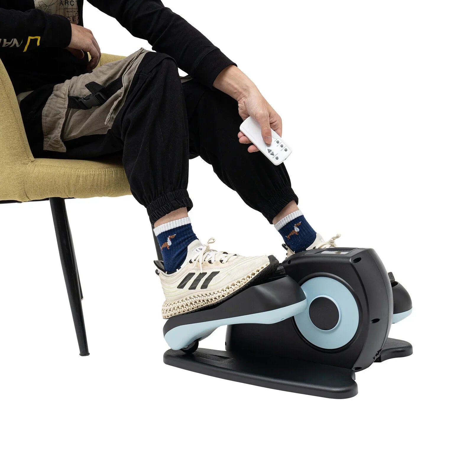LCD Desk W/Remote Elliptical Exercise Trainer Rpm) P1, Display P2, Gears(32/50/70/89/113 Leg Under 5 P3 Electric Pedal 60W