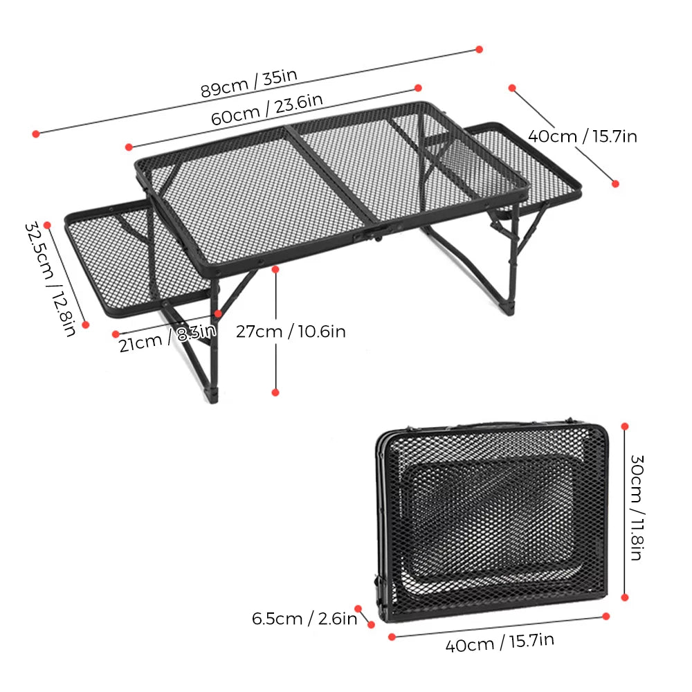 Station Picnics, Lixada Folding and Camping Cook moobody Table, Portable Ideal for