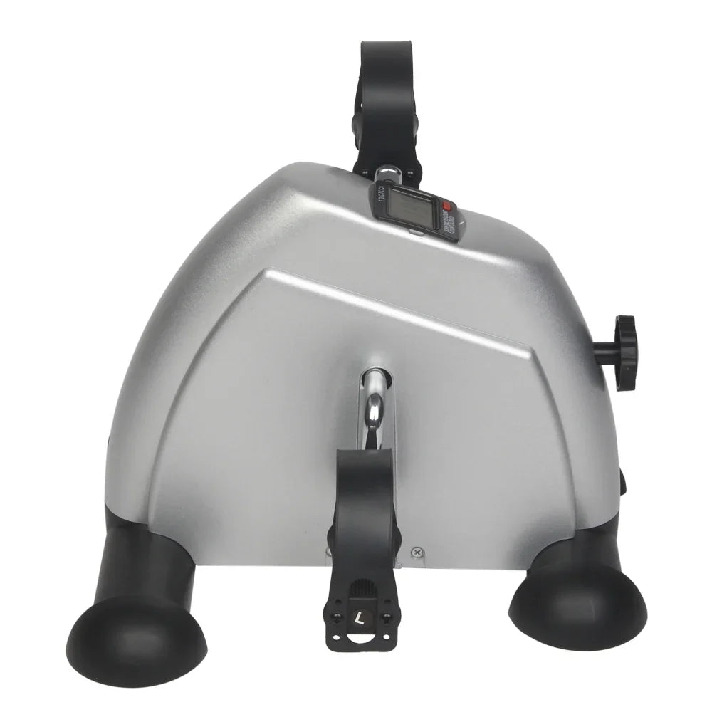 Office with Peddle Maximum Mini Portable (Silver) Bike Home Bike Exercise, LCD Ktaxon 220 lb Mini Desk Screen, Weight