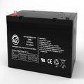 Mobility 12V Replacement an Brand Drive Battery - Is 55Ah Mid-Wheel PC1451M AJC Scooter This Dalton Tacahe