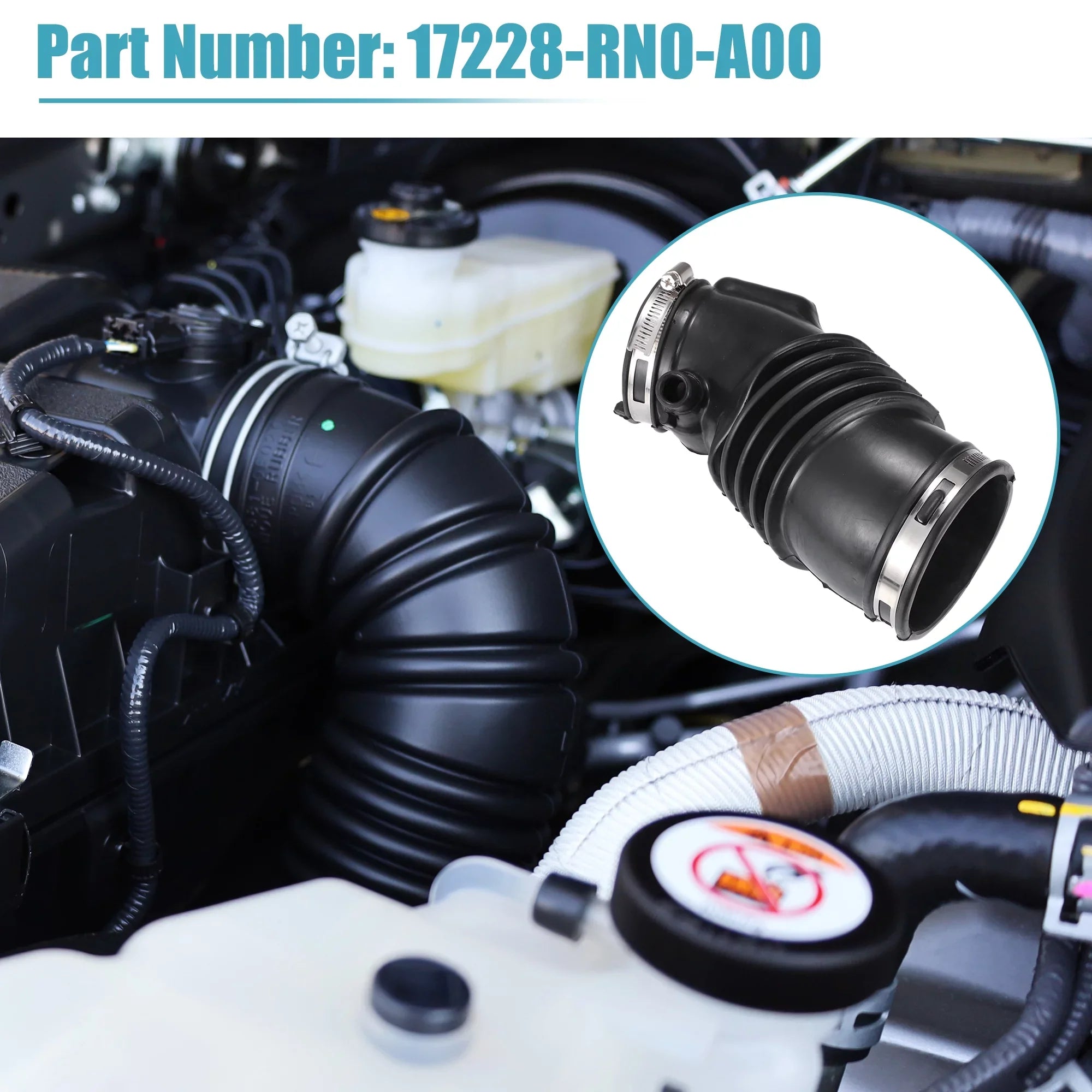 Hose Intake Steel Hose Clamps for 2015 Stainless Unique - with Air 2009 Bargains Honda Cleaner Pilot