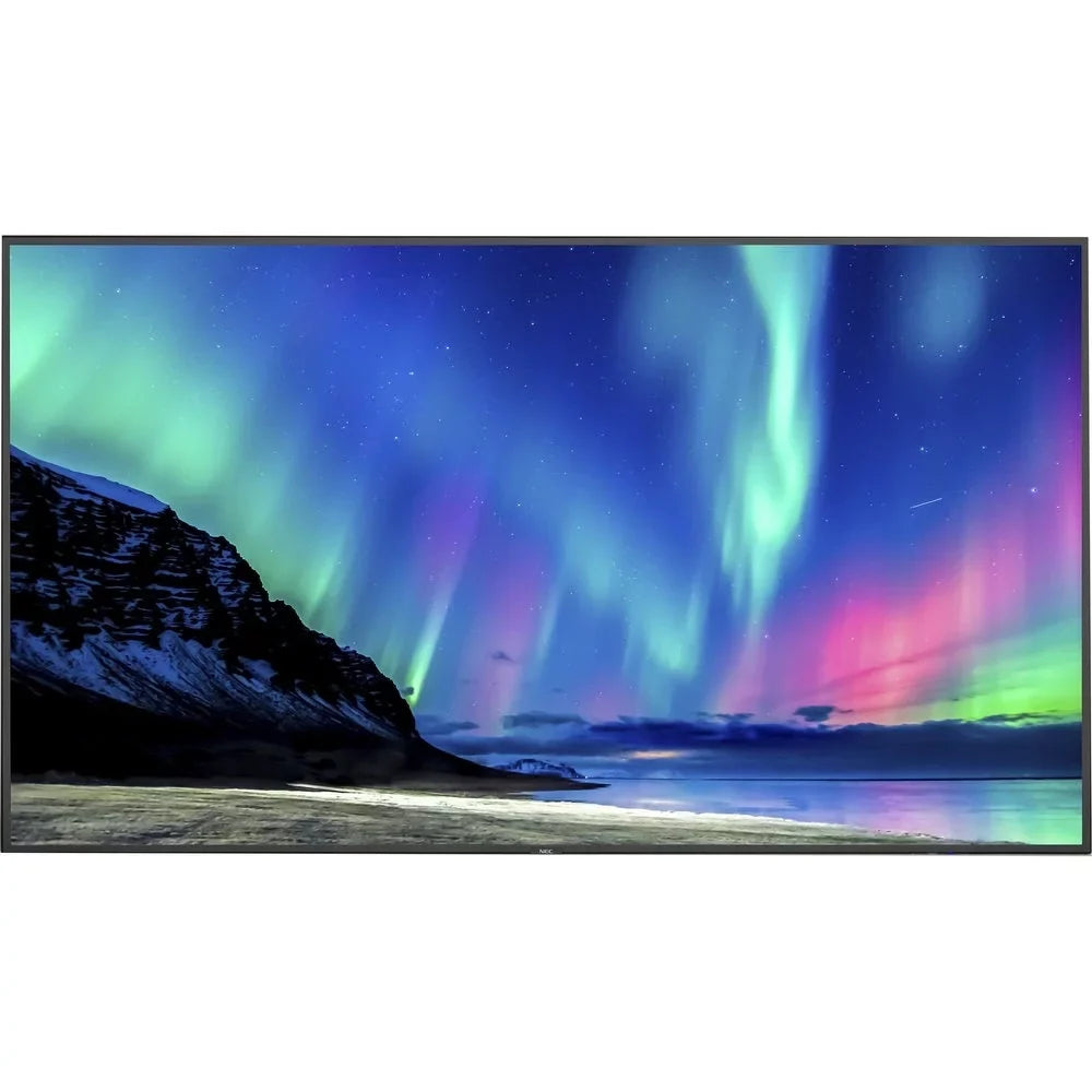 75"-Class NEC C751Q Commercial UHD Display, LED 4K Black IPS