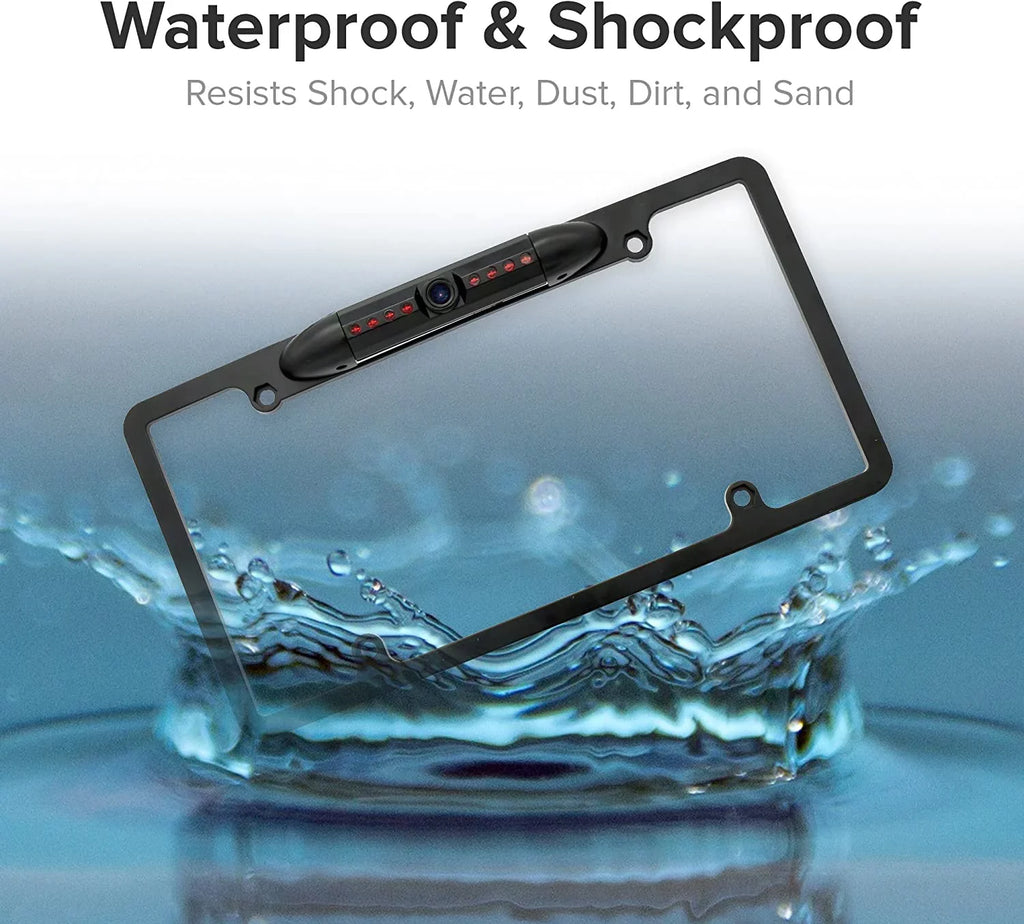 ALPINE INE-W970HD Black License INEW970HD Camera Rearview Frame Plate for Backup