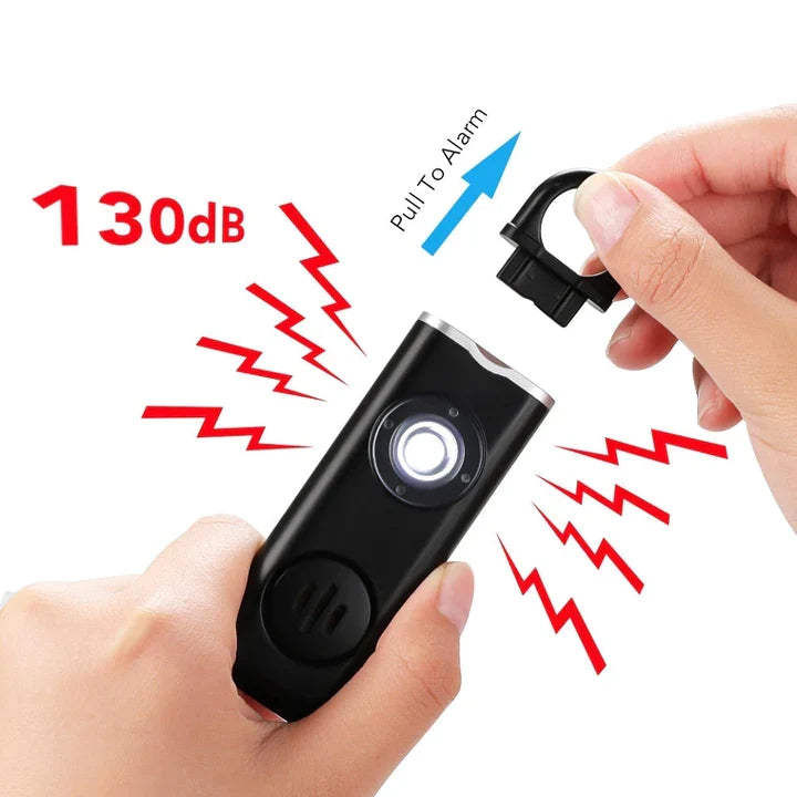 Keychain Panic - (Black) Alarm StickBoom Sos