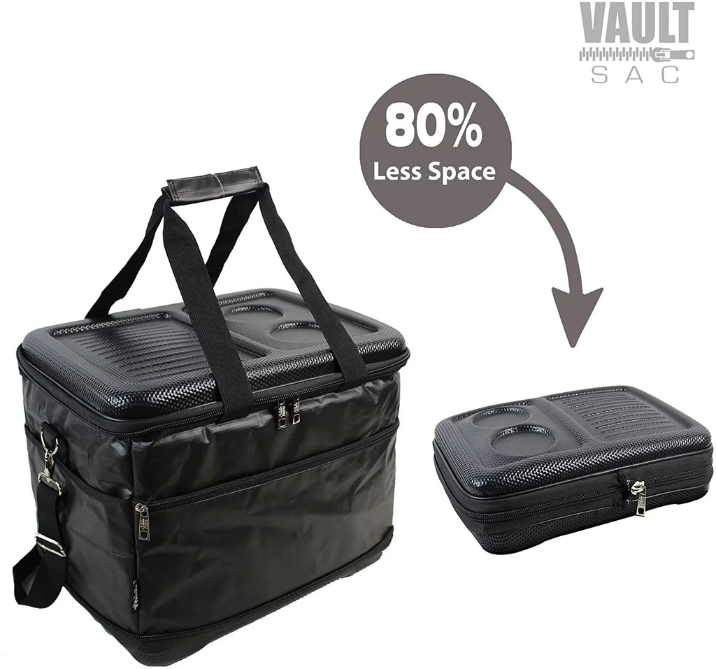 | Sided Insulated Soft Hard | Top Capacity Bottom Folding and 30 | Can Collapsable Fully Cooler Portable Bag