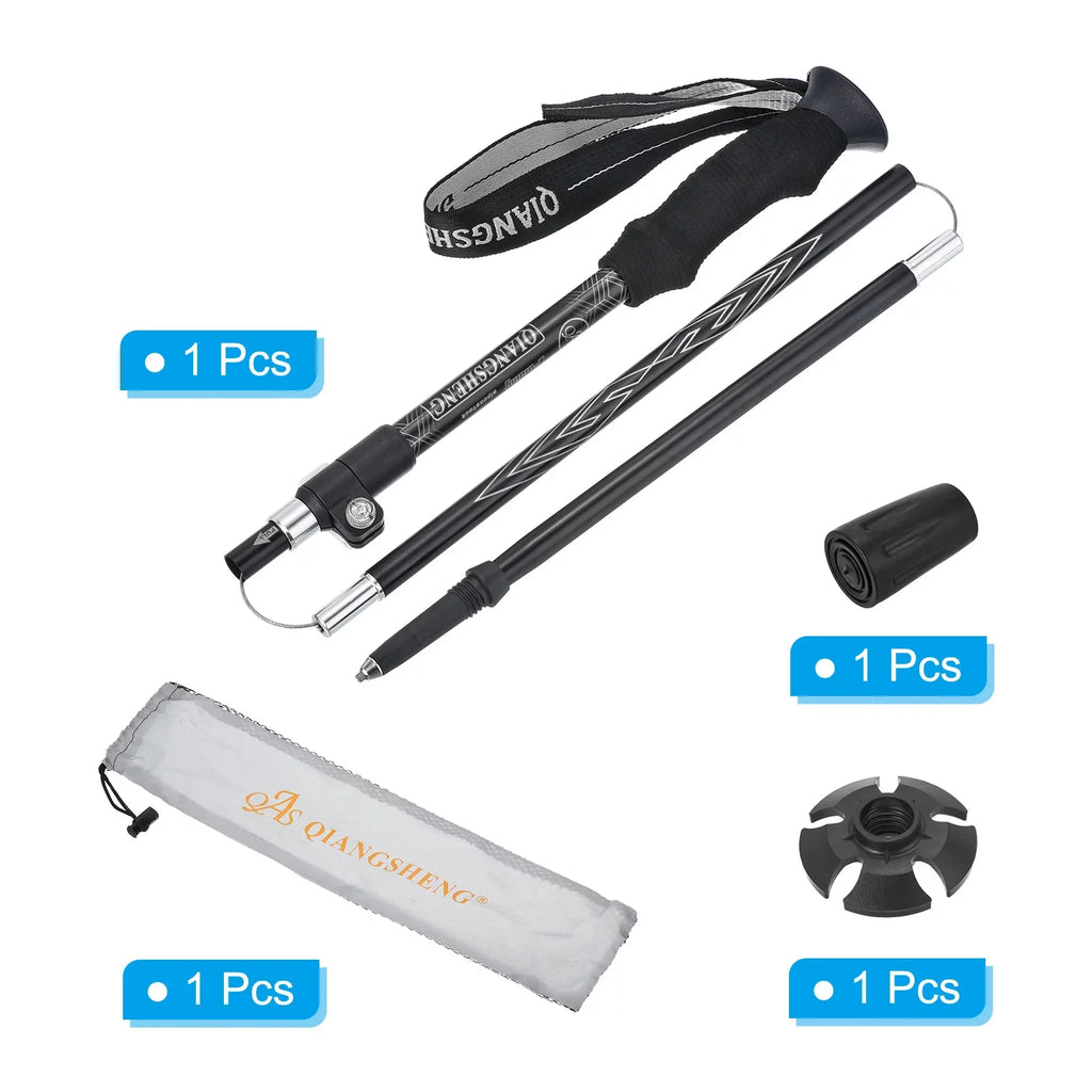 Uxcell Pole 53 Hiking Poles, Inch Collapsible Trekking White Telescopic