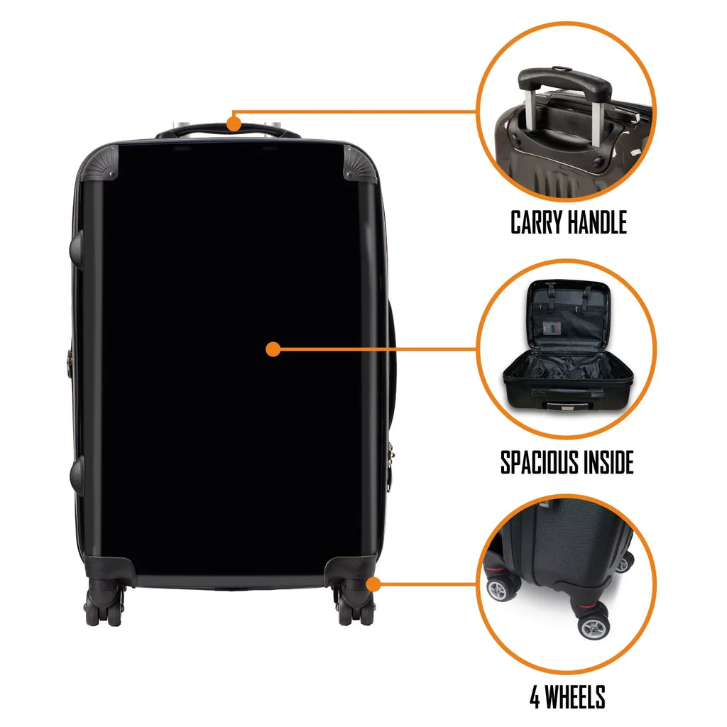 David 52L Space - Bowie by - On Official Series Tour Carry Luggage/Suitcase Rocksax