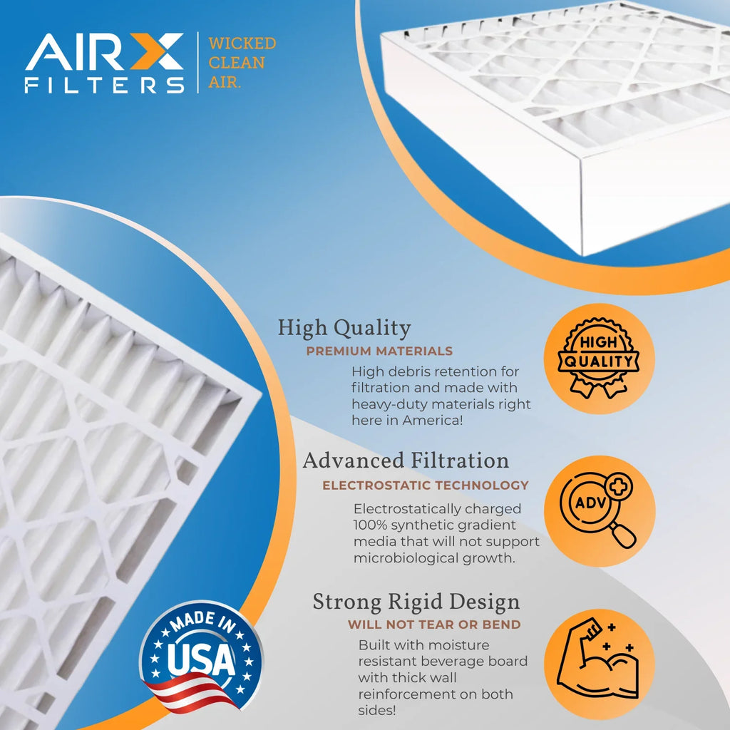 X0581 Air MERV Pack16x25x3 MPR WICKED 16x25x3 to FPR AIRX by MPR Air FILTERS Compatible 11 Filter 1000, Lennox AIR. 7 CLEAN Filter with Comparable 3 1200 &