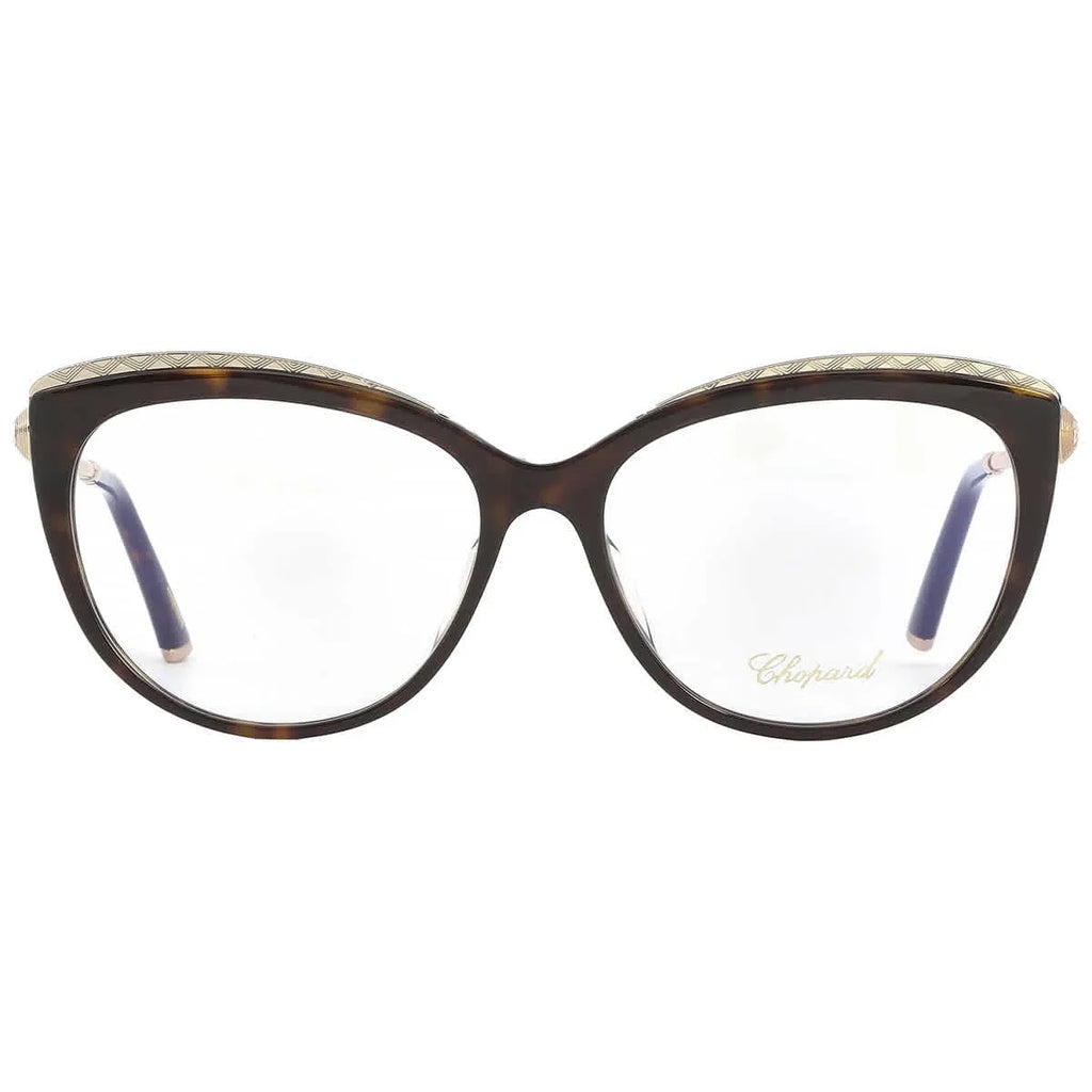 Full Women's Havana 0722 Eyeglasses Rim Chopard Dark VCH276S