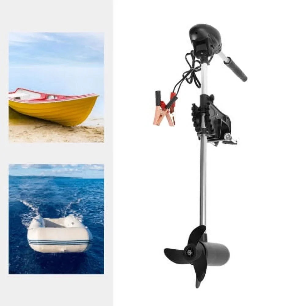 Engine 12V Fishing Electric Motor Trolling Motor Foldable 60lbs Outboard Boat