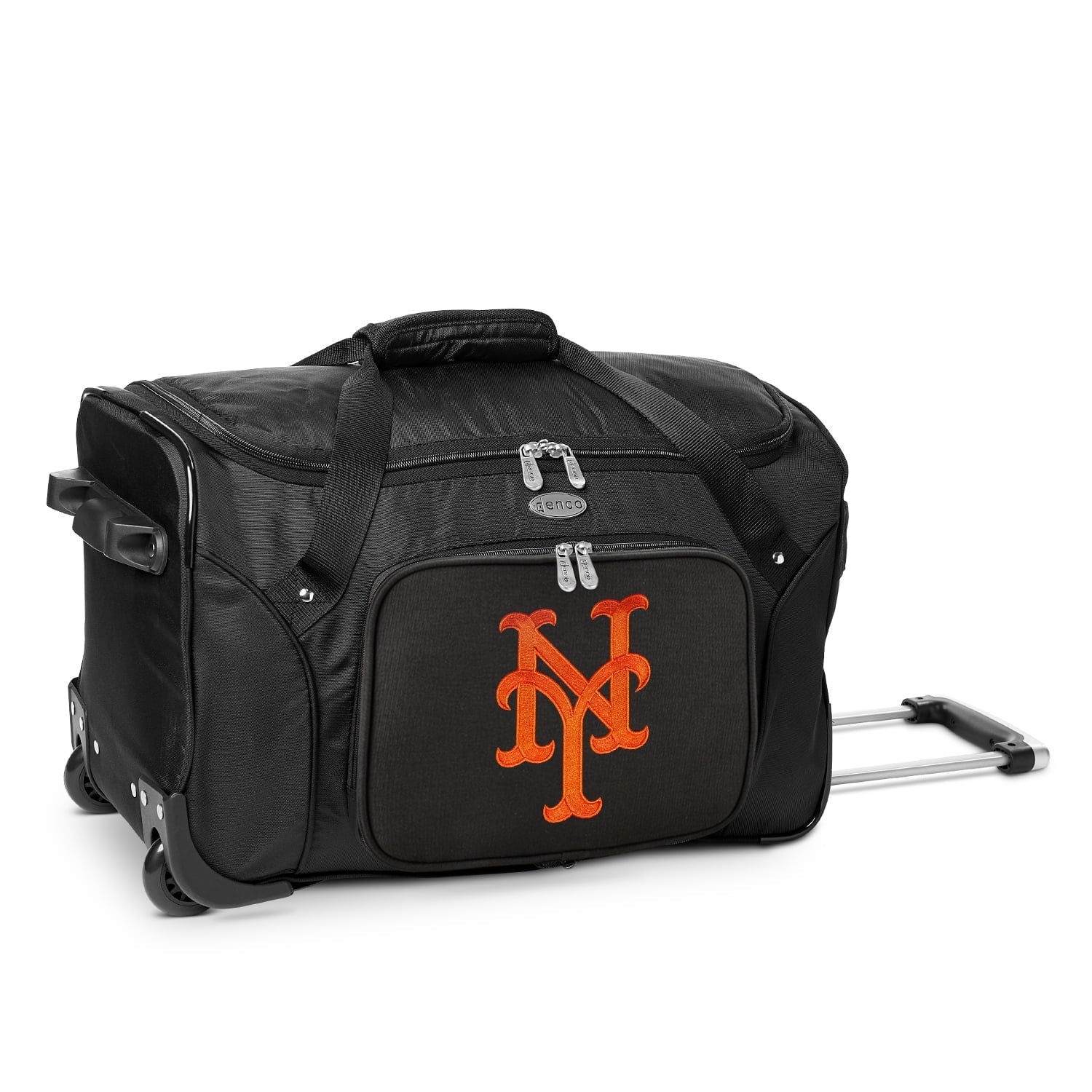 Duffel Bag New 22" Black MOJO York 2-Wheeled Mets