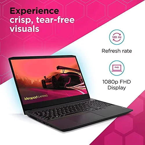 4GB FHD 5-5600H, IdeaPad 11, Gaming 32GB RTX 3050 Shadow GDDR6, 1TB Black Gaming RAM 3 Lenovo Windows SSD, 15.6" Bluetooth, Laptop, AMD WiFi, Ryzen 120Hz Backlit Keyboard, Ti Webcam,