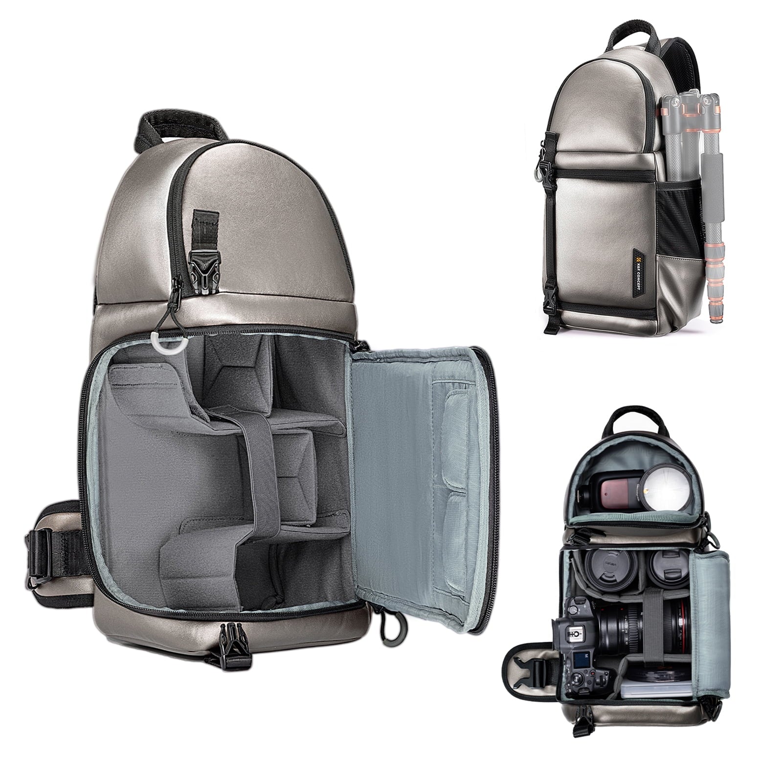 Case Bag,Dslr/slr/mirrorless Waterproof Dslr/slr/mirrorless Removable And Single CONCEPT With Waterproof K F F Dividers Camera Case Shoulder With Waterproof Camera Features K&F Camera Camera
