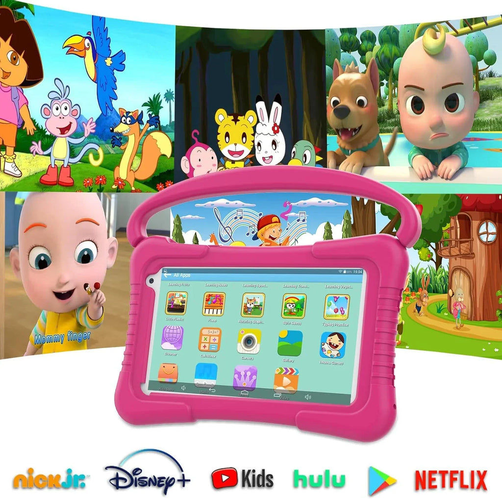 Tablet inch Kids Toddler Kids 7 with Kids Software Camera Netflix Kid-Proof YouTube Dual 32G Parental WiFi Educational Tablets Tablet 11 Games Tablet Control, Kids for Android Pre-Installed