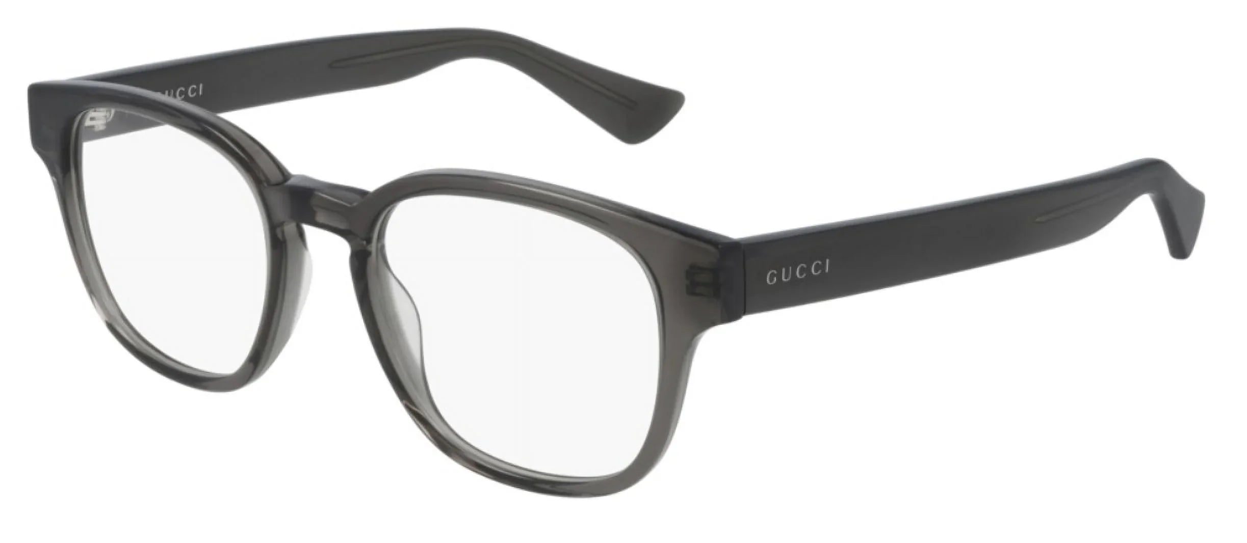 Square GG0927O GUCCI mm 49 Eyeglasses Demo Rectangular Shiny Lens Grey Men's 004