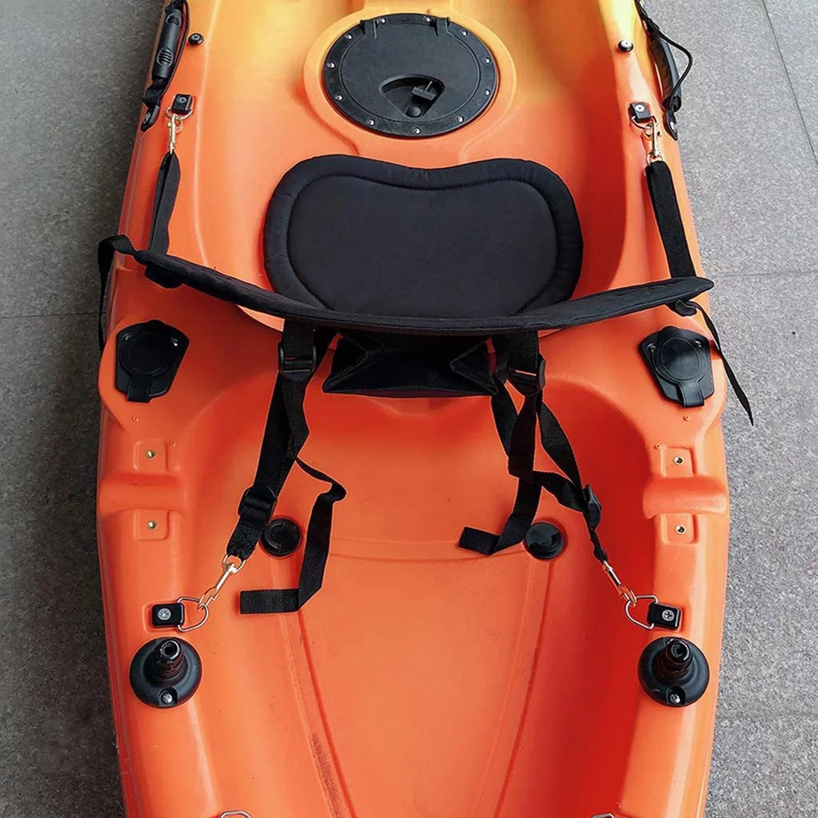 Universal back Seat 1 with Piece Adjustable for with Cushion Board Bag Backrest for Straps Storage Paddle Canoe support Adults Comfort Padded