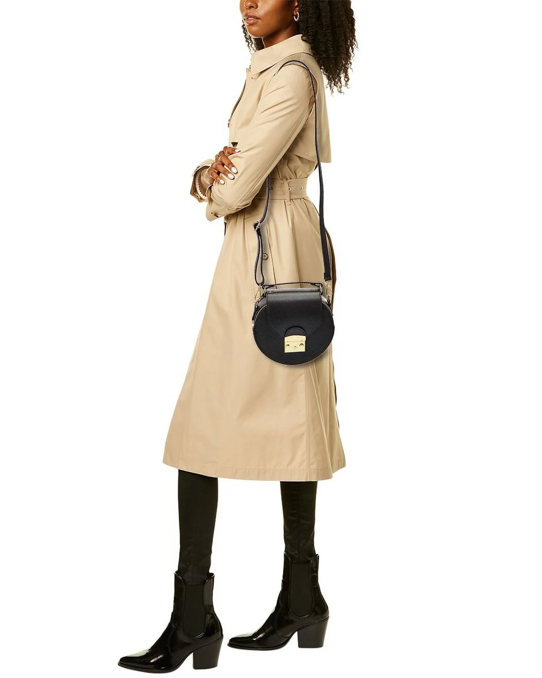 Crossbody, New Leather Aline Black York Persaman