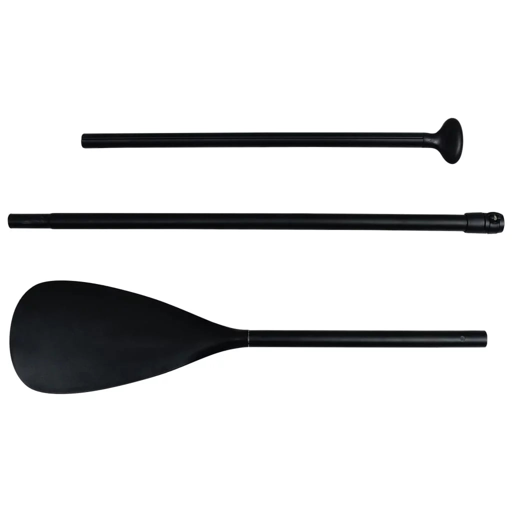 Inflatable and Stand Black up Set Board White Paddle Buyweek