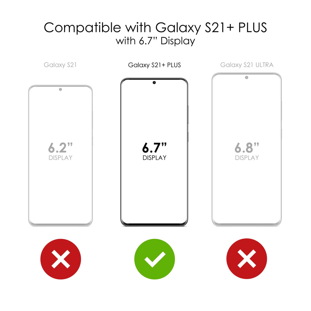 Scuba Diving - Screen) Clear TPU Go 5G S21+ - for Glass Tempered Case Girls Hybrid Galaxy Back Protector Shockproof (6.7" Acrylic DistinctInk Screen Bumper Real PLUS