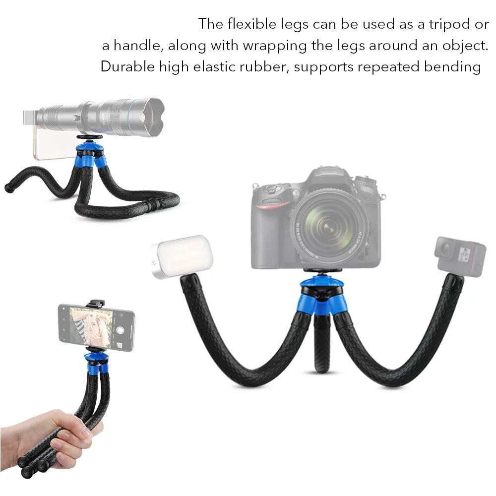for Tripod DSLR 3kg Flexible Octopus Max Phone Camera, Portable Tripod, Load Travel Apexel