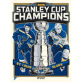 Print Gallery 18'' Art Champions Phenom Stanley x Poster Louis Edition 24'' Limited St. Blues 2019 Serigraph Cup