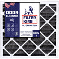 | 8 Actual Air 4-PACK 24.5 Filter x A/C 16x25x1 .75" Carbon x King IN | Filter HVAC Size: Pleated 15.5 Filters | Furnace | USA MERV MADE