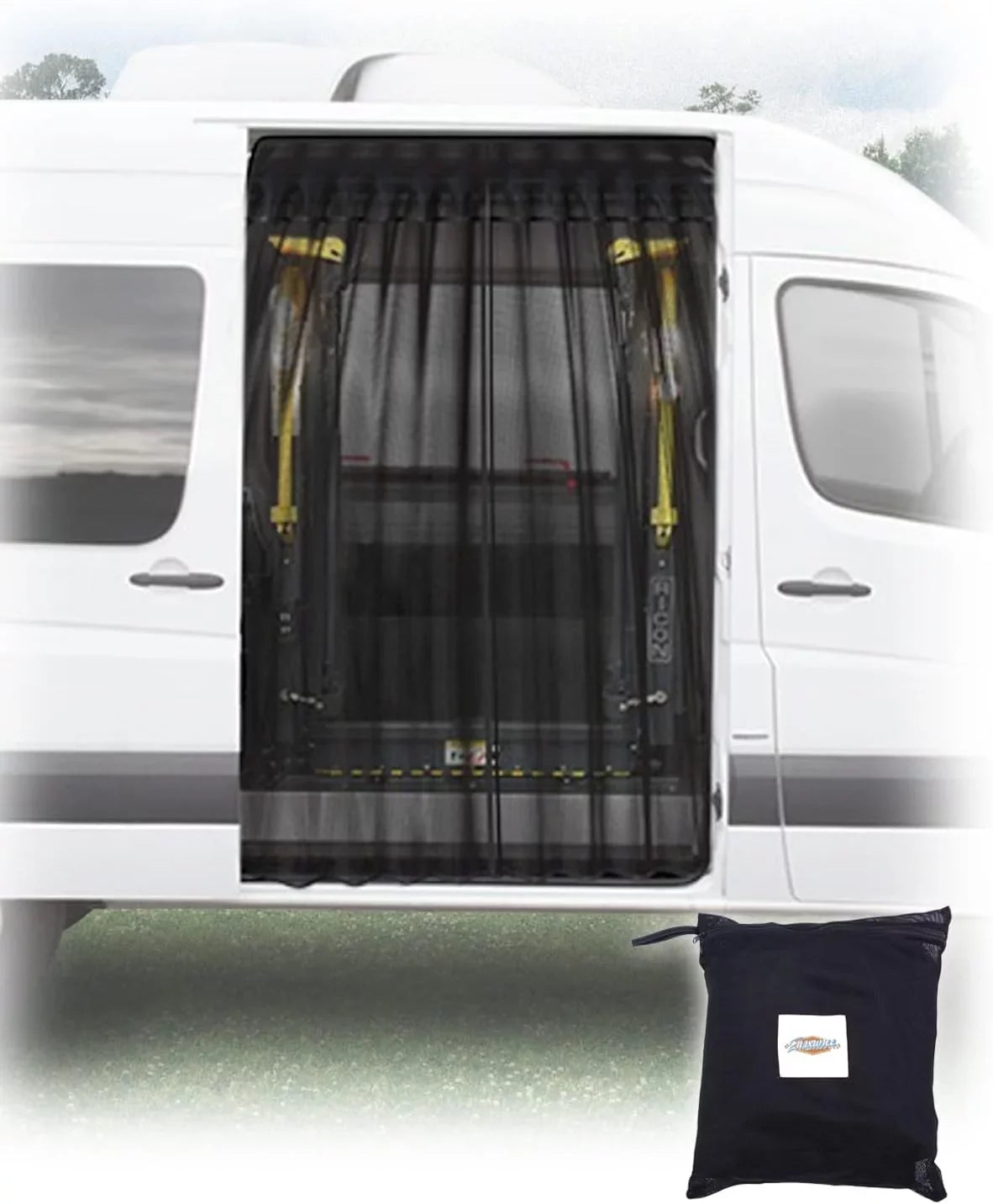 Transit, Side ELITEWILL Suitable Ford Sliding High Vehicles Van Door for Screen and Promaster, (Magnetic and Sprinter Bug Mid Other Benz Roof, Suction) Camping Mercedes