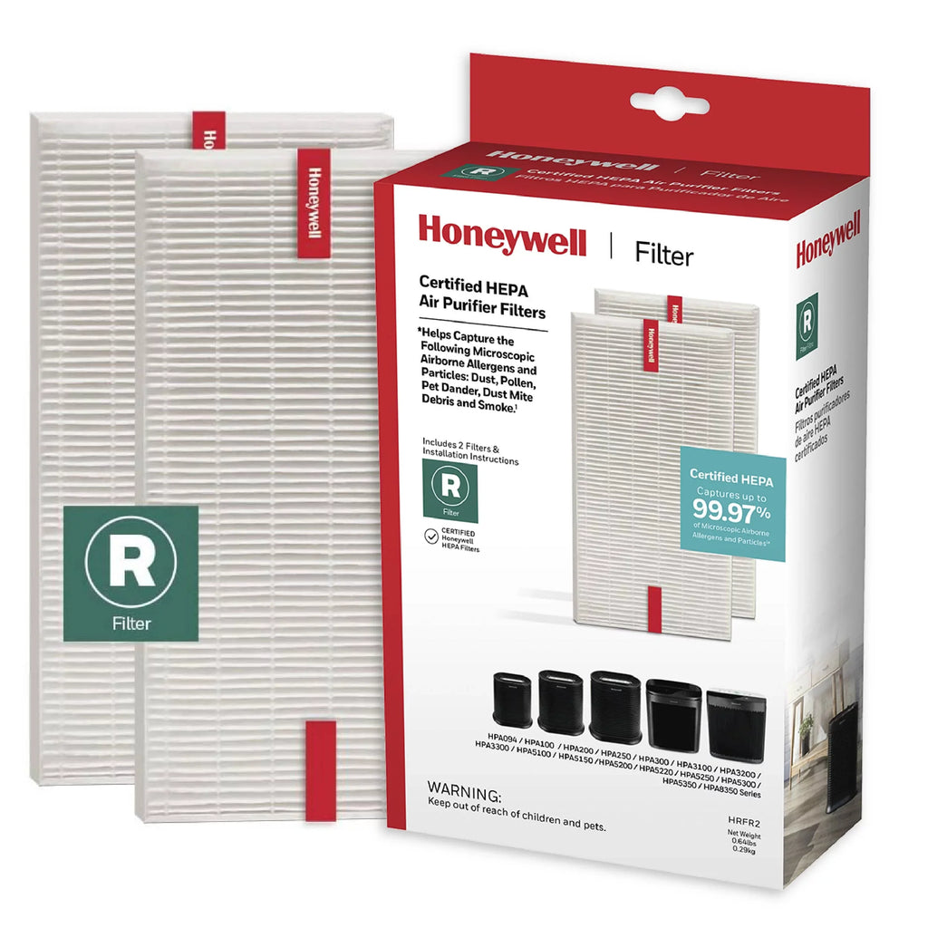 Filter, 2 R Honeywell Replacement Purifier Filter, HRF-R1, HEPA Air Pack