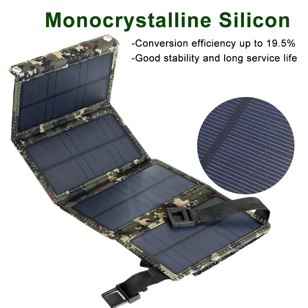 Charger Battery Solar Jahy2Tech Panel Rechargeable Outdoor Portable Hiking Phone High USB Quality Camping 80W Foldable
