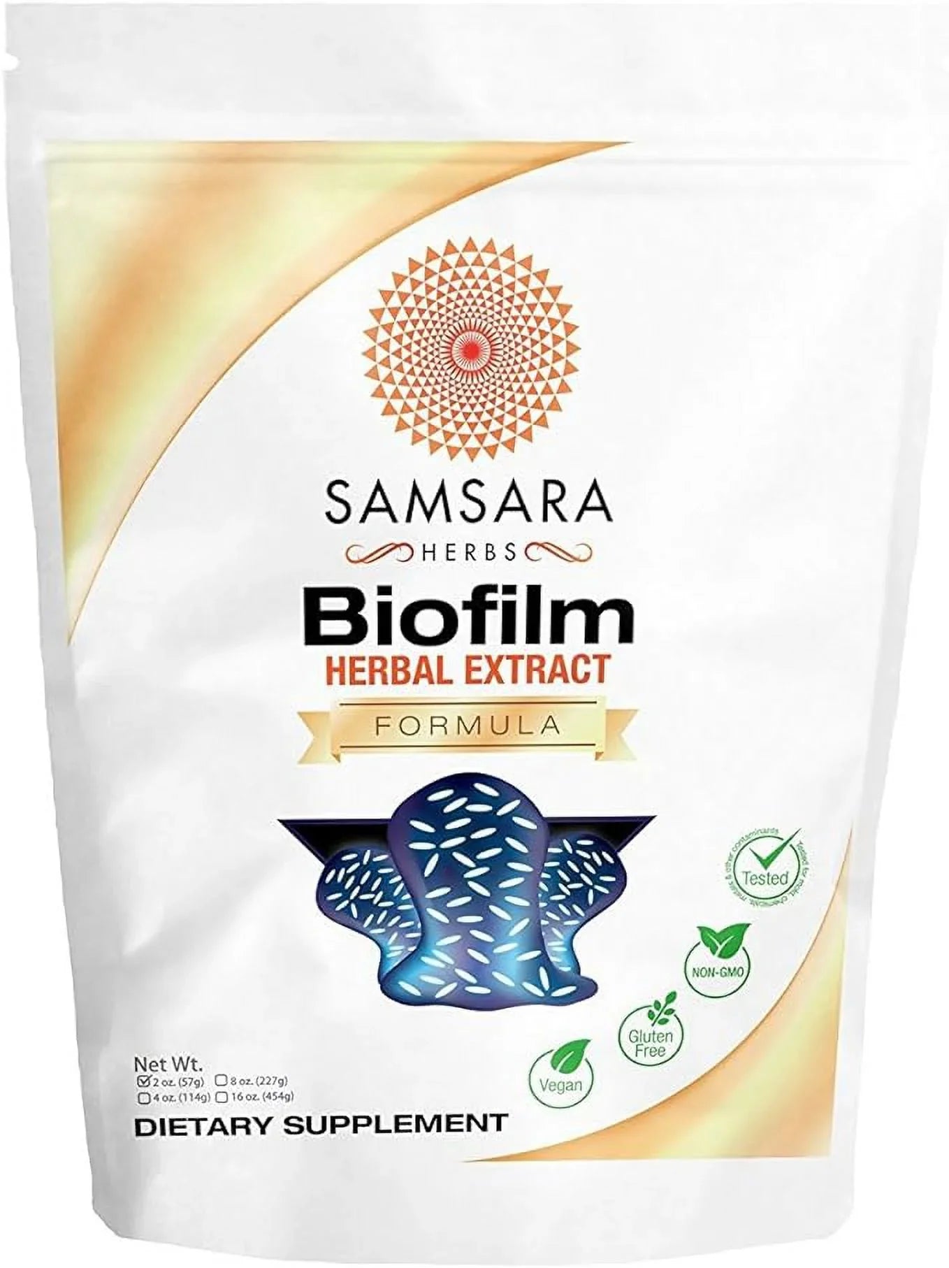 Powder Extract Concentrated 20:1 Biofilm Herbal Herbs Samsara (2oz/57g) Formula