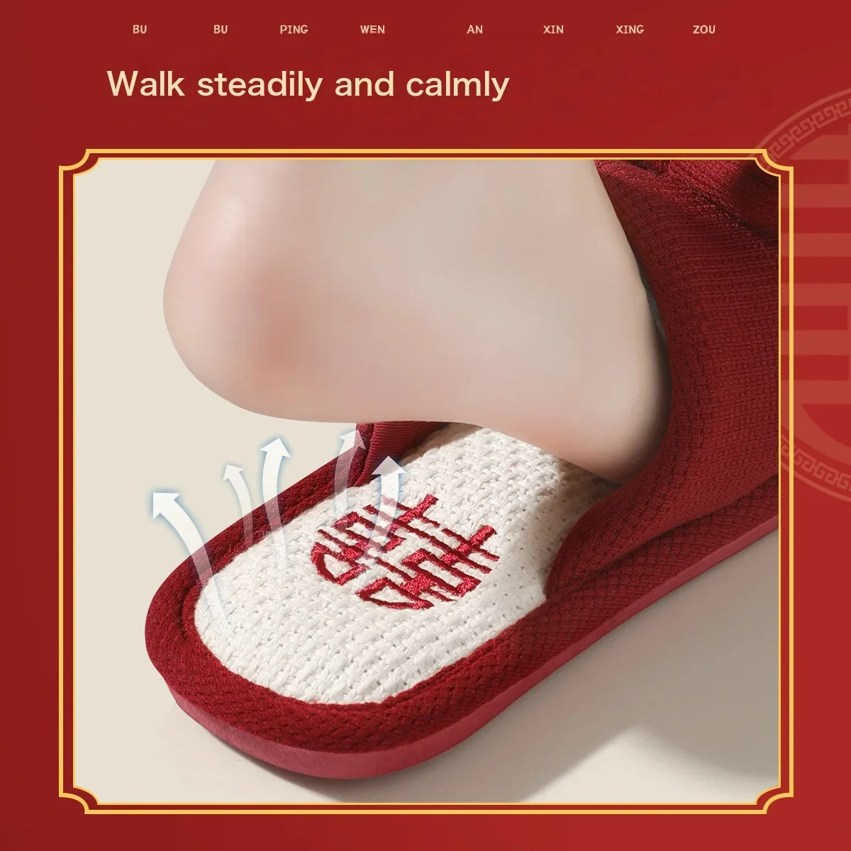 Pair Luxury Newly Wedding Festive Couple Groom To Accompany Married Light Bride Ladies Slippers Red Bride The Men And Of Shoes Bridal