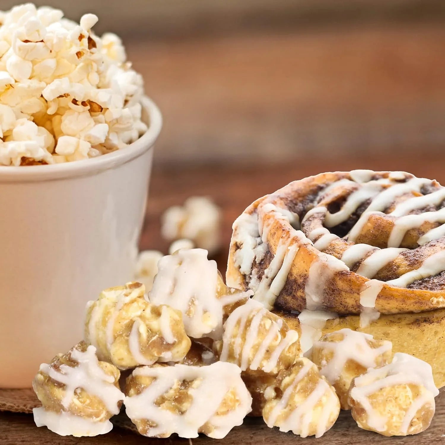 â?Festive Bag, Vegan, Caramel Air Free, Lbs Swirl Popcorn Parties With Delish, Sweet By Popcorn Grmet Snack, Crunchy Its â?Gluten 5 Bulk Cinnamon Glaze Kosher White Popped Corn