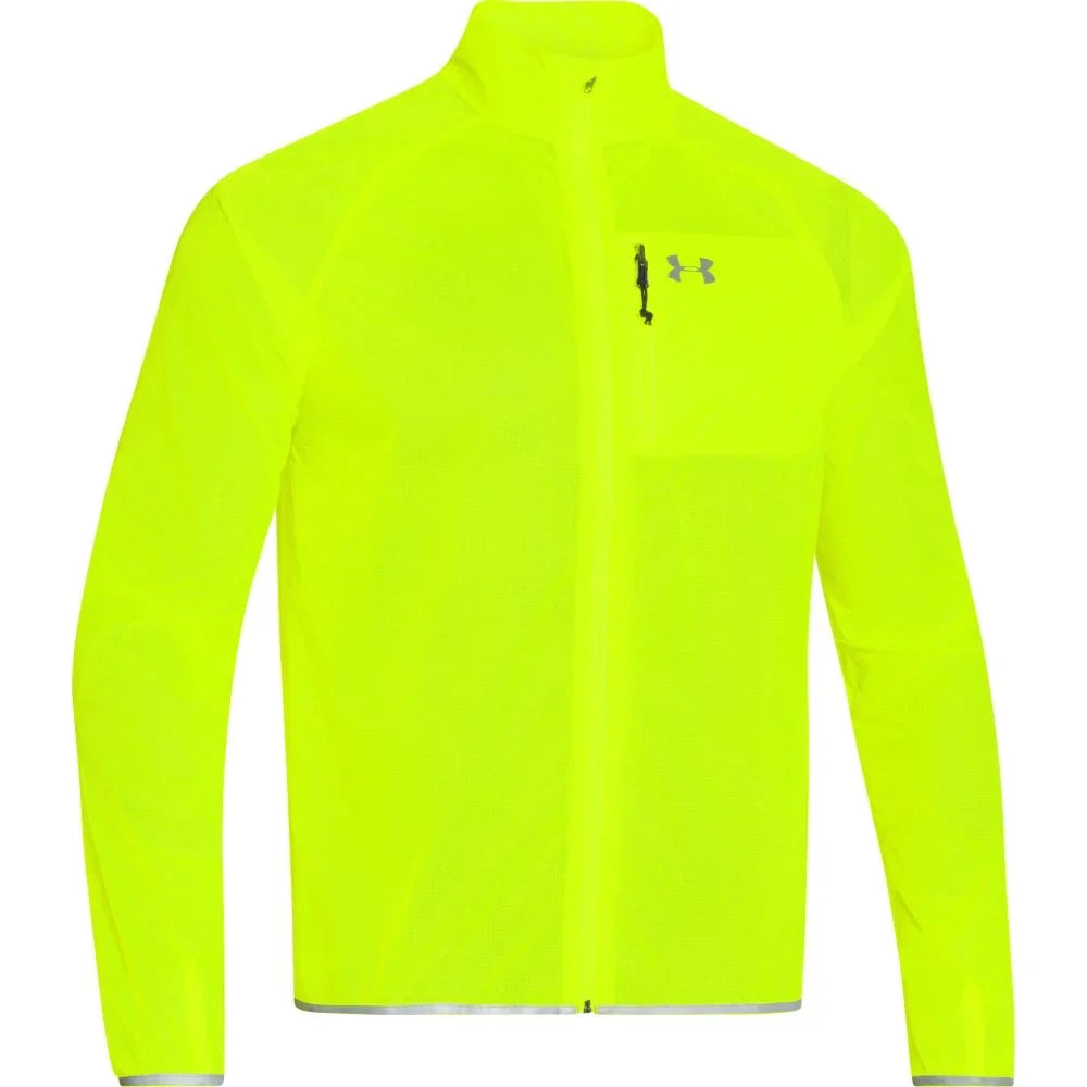 Armour Run Jacket Men's Under ColdGear Lite Yellow/Reflective Infrared