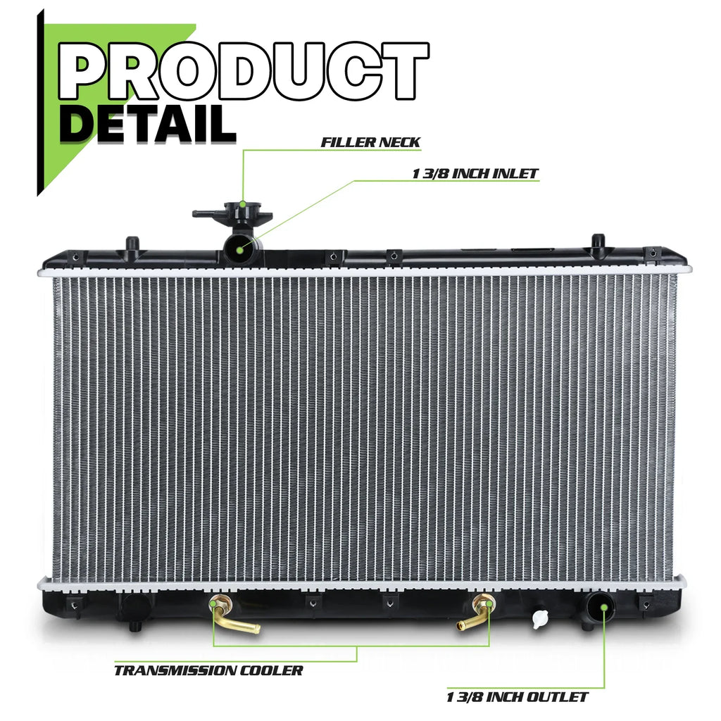 2.0L/2.3L 2451 Core OE Suzuki for Magshion Replacement AT Radiator Aluminum (2002-2007) Aerio