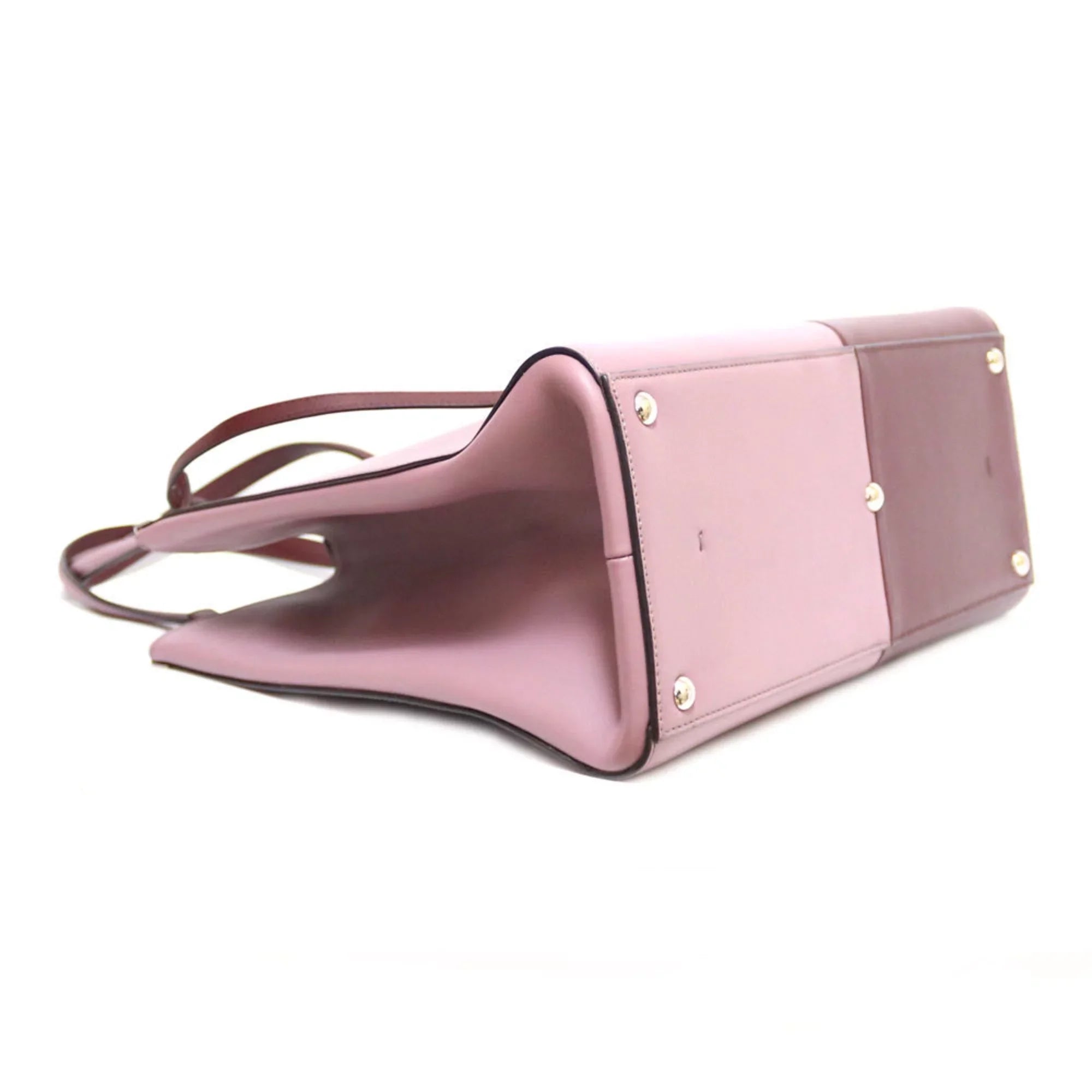 (Fair) Women's Leather Shoulder Pink Bag FENDI Fendi Pre-Owned