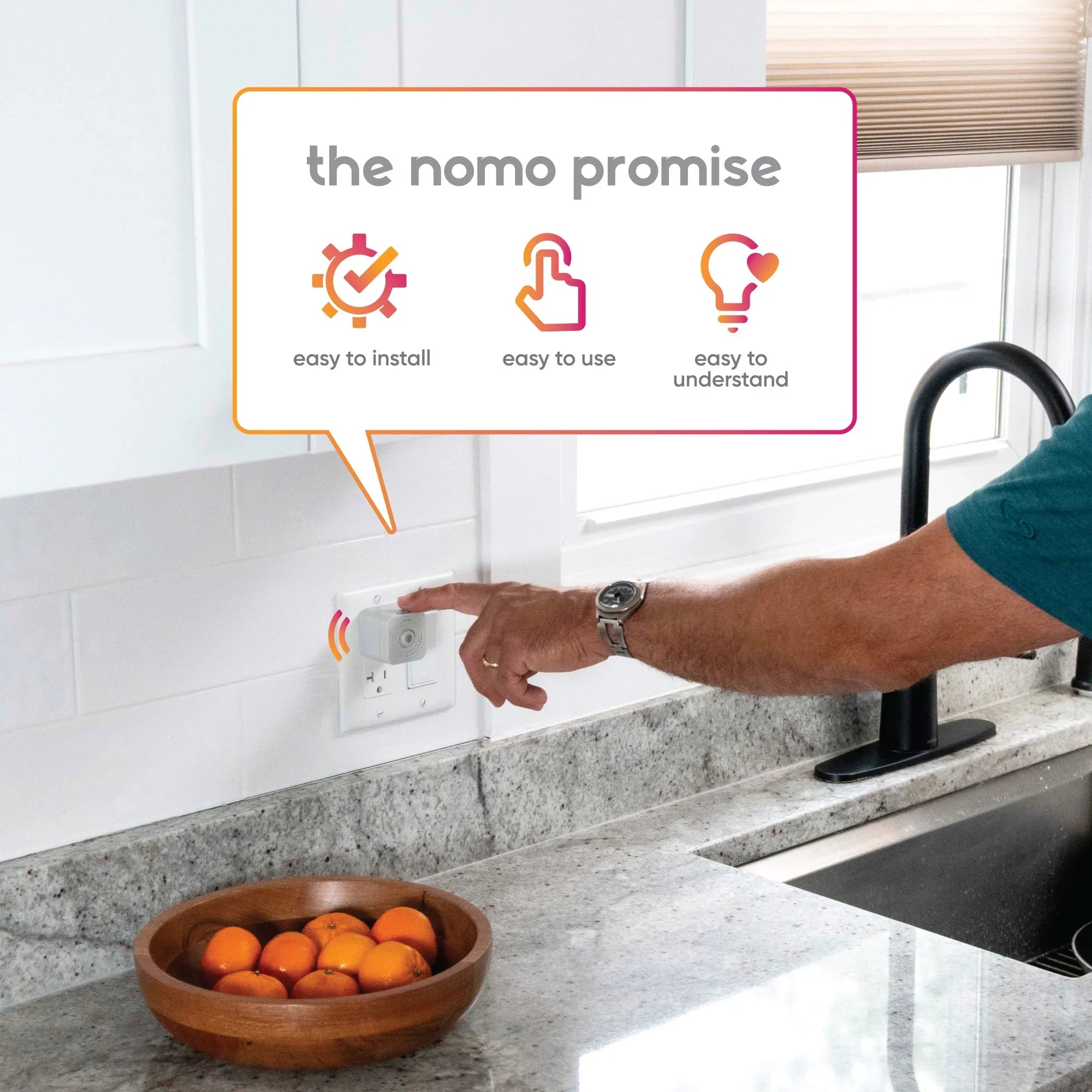 â?24/7 Careâ?Essential Automatic Support, Secure Nomo Kit Monitoring, Caregiving Connected Care Dispatch 911 Alerts, Smart
