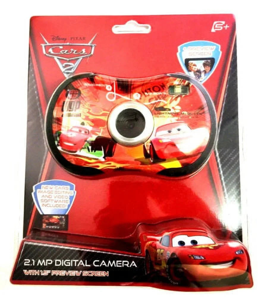 Disney NEW 81006 1.5" Preview Camera Pixar 2 Digital LCD Cars 2.1MP Screen