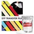 11.7"x16.5" Transfer Powder A-SUB DTF Film DTF Paper for Transfer A3 Film Clear Film Sublimation - Heat Powder DTF and and Dark/Light for Adhesive Fabrics Transfer