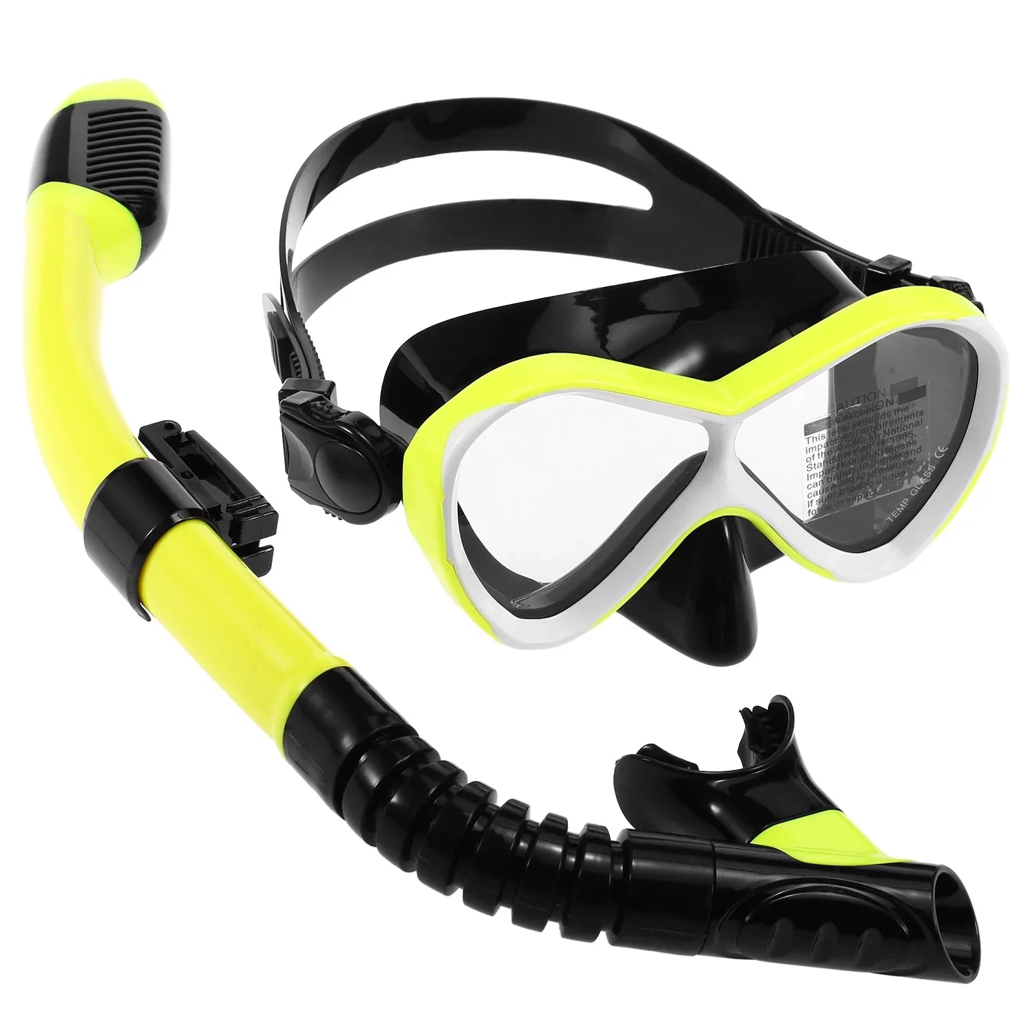 Snorkel Vision Set Kids Tube Swimming Underwater for Professional for ammoon with Snorkel Goggles Clear