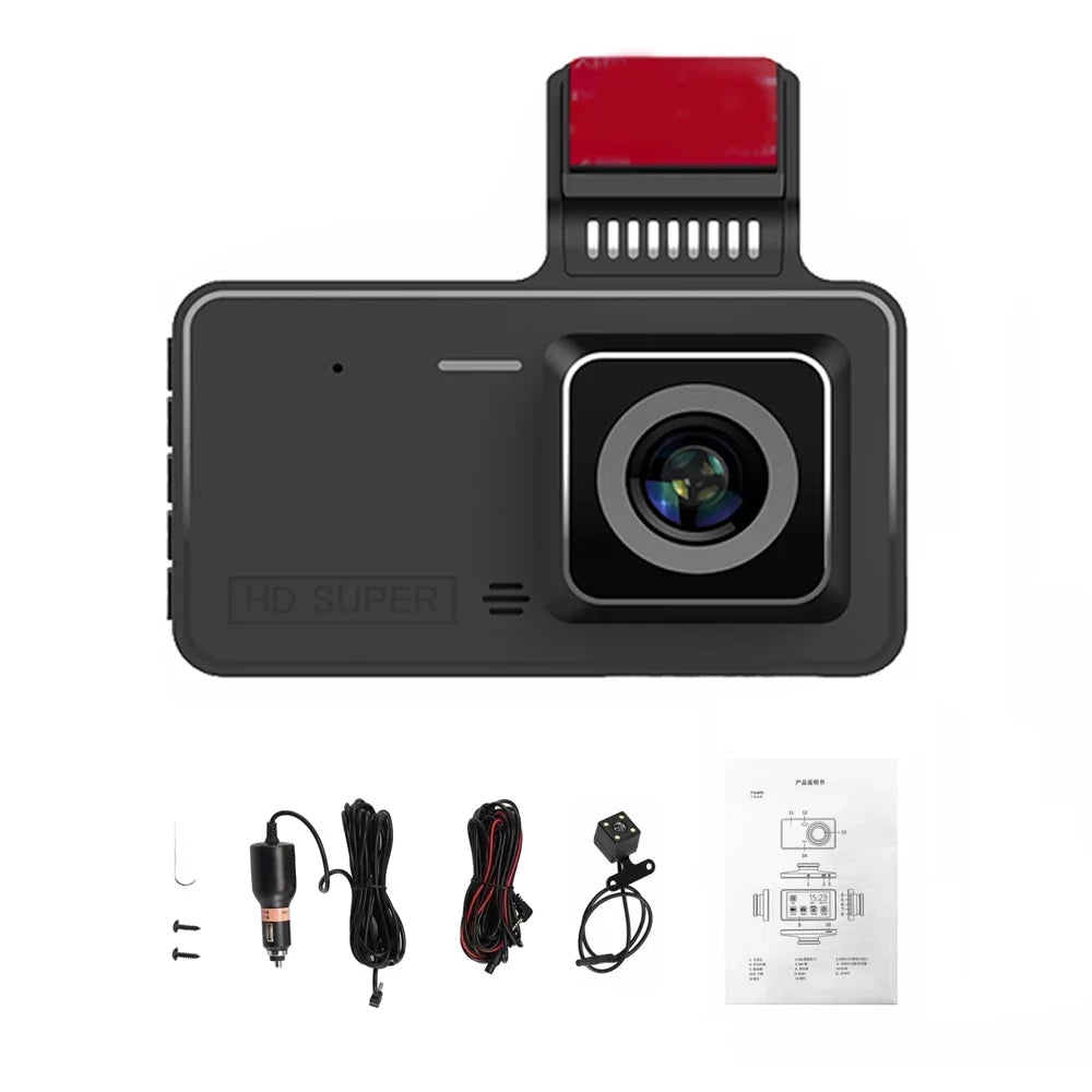 Car DVR, Wide 170¡ã Camera 4 with Dashcam 1080P Dash Angle, Inch Driving Enhanced Touchscreen moobody Recorder,