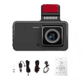 Car DVR, Wide 170¡ã Camera 4 with Dashcam 1080P Dash Angle, Inch Driving Enhanced Touchscreen moobody Recorder,