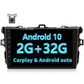 for Radio Stereo 2009 GPS Camera 2GB Android 2008 Touch 2010 Inch Unit 9 Head 2011 with Screen 2006 2007 Backup Corolla Car Toyota Car 2012, Navigation + Built-in 32GB Android Bluetooth/FM/WiFi