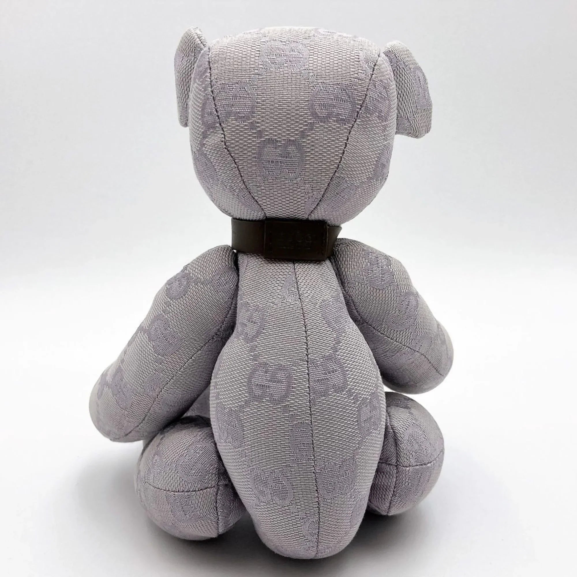 Bear (Good) Kids Canvas Brown Purple Gucci Toy Ladies Plush Pre-Owned GG Interior GUCCI x