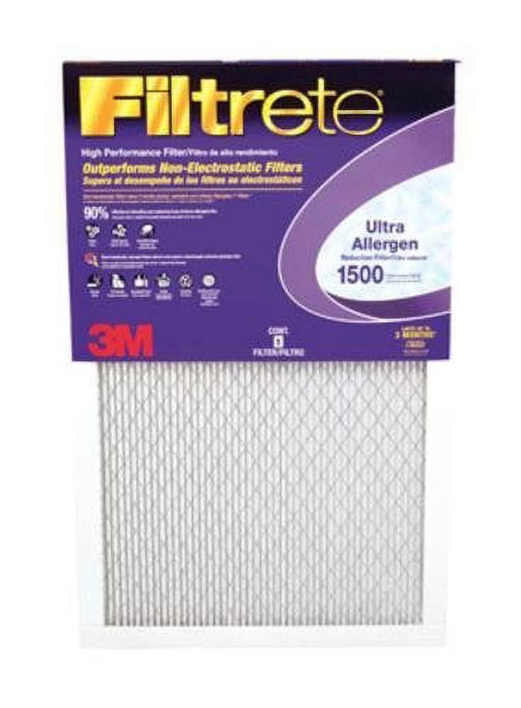 Filter 3M Air H 6] W Allergen x 14" 1" Ultra of Filtrete D Reduction Size: [Set x 20"